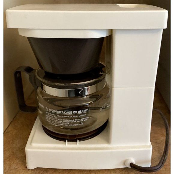 Mr. Coffee Jr 4 Cup Drip Coffee Maker Brewer Compact Mini Vintage Model JR-4 - Picture 4 of 8